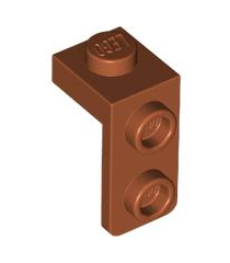 LEGO - Beugel 1 x 1 - 1 x 2 - Dark Orange | N - Thumbnail