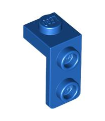 LEGO - Beugel 1 x 1 - 1 x 2 - Blue | N - Thumbnail