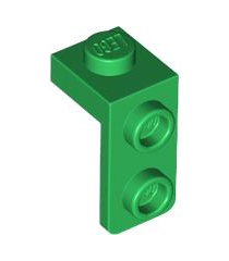 LEGO - Beugel 1 x 1 - 1 x 2 - Green | N - Thumbnail