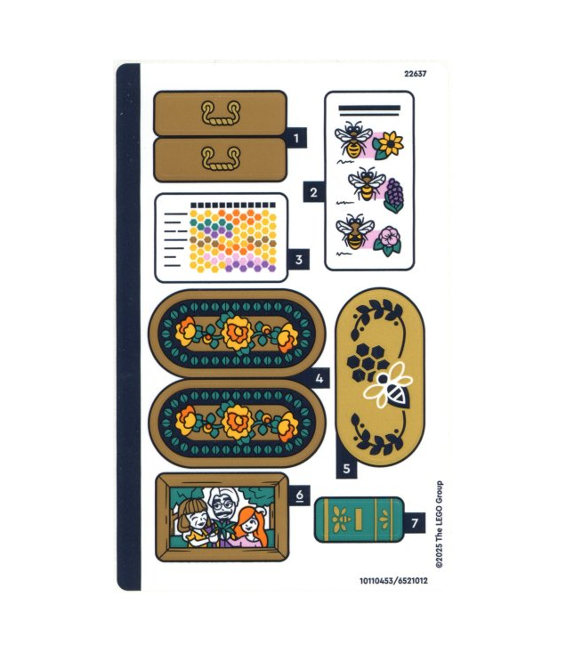 - Stickervel voor set 42669, vel 1 – (10110453/6521012) - (Not Applicable) | N