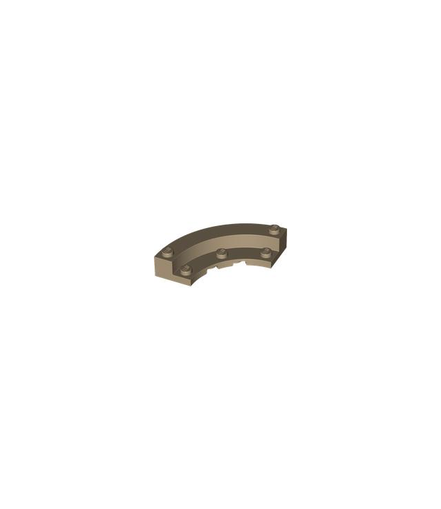  - Tegel 2 x 6 met bord ‘AMELIA’ in wit met donkerblauwe en gouden rand - Dark Tan | N