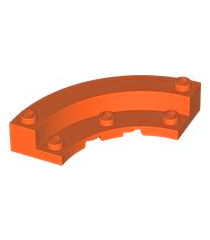  - Tegel 2 x 6 met bord ‘AMELIA’ in wit met donkerblauwe en gouden rand - Reddish Orange | N - Thumbnail