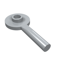  - Minifiguur accessoire seinpaddle - Light Bluish Gray | N - Thumbnail