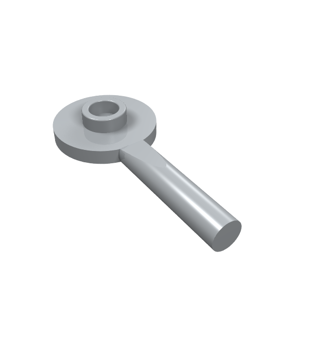  - Minifiguur accessoire seinpaddle - Light Bluish Gray | N