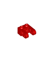 LEGO - Technic, steen 1 x 2 met gat en dubbele liftarm­verlenging - Red | N - Thumbnail