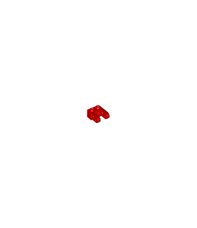 LEGO - Technic, steen 1 x 2 met gat en dubbele liftarm­verlenging - Red | N