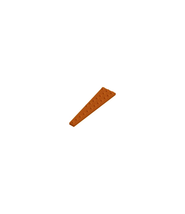 LEGO - Wig, plaat 12 x 3 rechts - Dark Orange | N