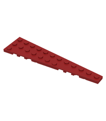 LEGO - Wig, plaat 12 x 3 rechts - Dark Red | N - Thumbnail