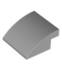  - Treinwiel RC, spaakvormig met Technic-asgat en contragewicht, blind en flenswiel, 3 stuks per zakje (multipack) - Light Bluish Gray | N - Thumbnail