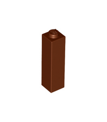 LEGO - Steen 1 x 1 x 3 - Reddish Brown | N - Thumbnail