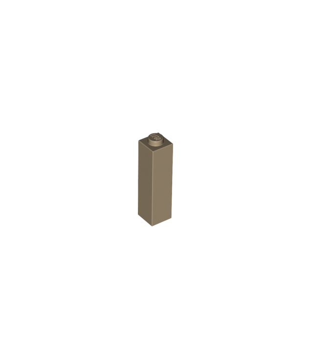 LEGO - Steen 1 x 1 x 3 - Dark Tan | N