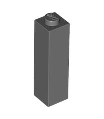 LEGO - Steen 1 x 1 x 3 - Dark Bluish Gray | N - Thumbnail