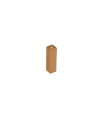 LEGO - Steen 1 x 1 x 3 - Medium Nougat | N - Thumbnail