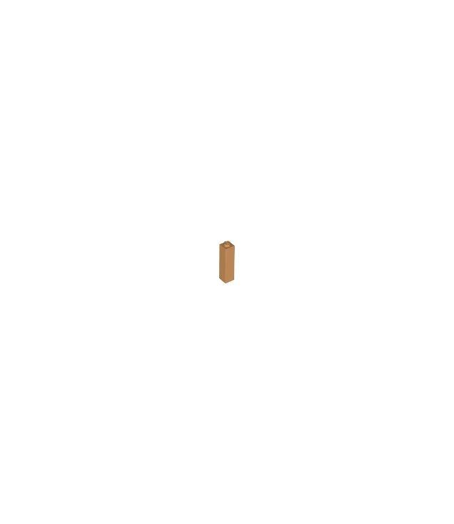 LEGO - Steen 1 x 1 x 3 - Medium Nougat | N