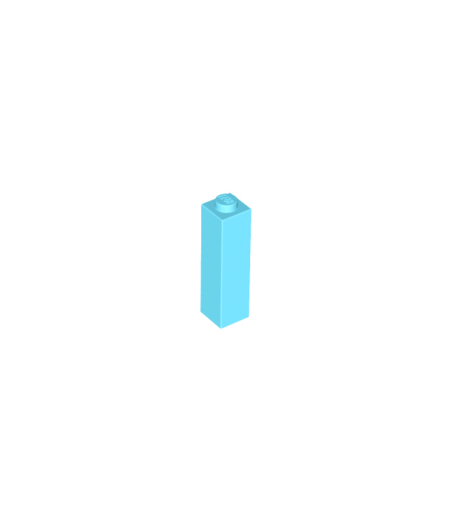 LEGO - Steen 1 x 1 x 3 - Medium Azure | N