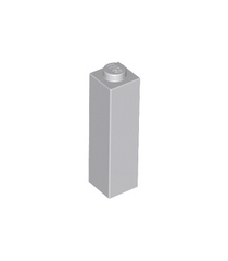 LEGO - Steen 1 x 1 x 3 - Light Bluish Gray | N - Thumbnail