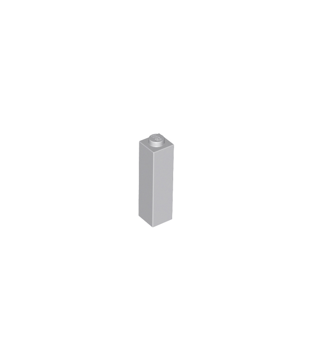 LEGO - Steen 1 x 1 x 3 - Light Bluish Gray | N