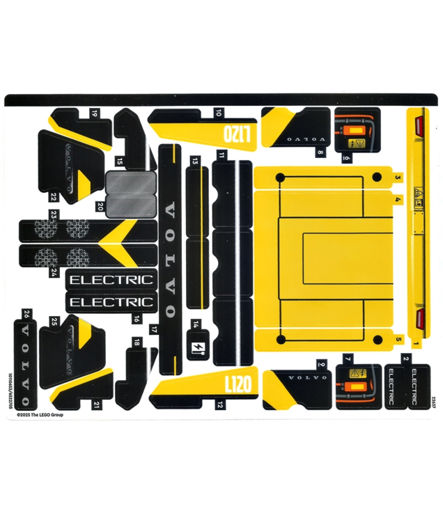  - Stickervel voor set 42209 – (10110653/6522705) - (Not Applicable) | N