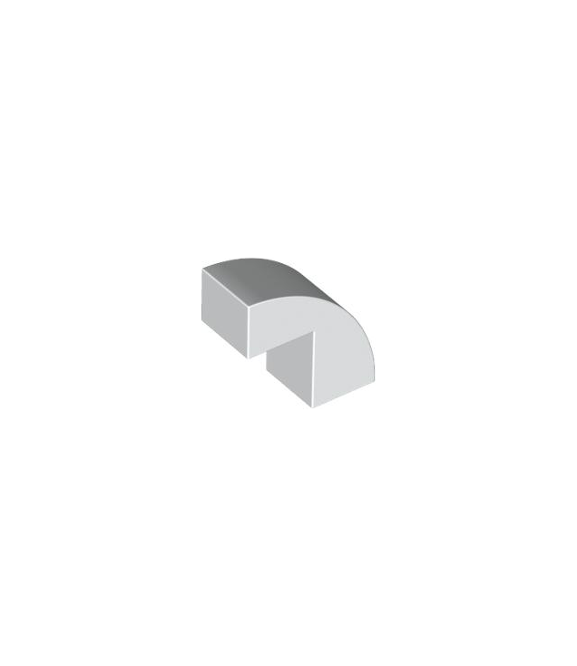  - Gebogen helling 2 x 1 x 1 2/3 - White | N