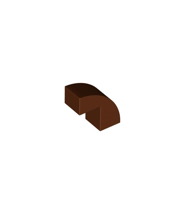  - Gebogen helling 2 x 1 x 1 2/3 - Reddish Brown | N