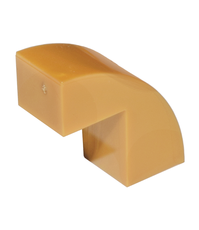  - Gebogen helling 2 x 1 x 1 2/3 - Pearl Gold | N