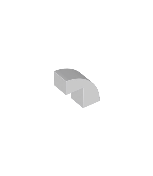  - Gebogen helling 2 x 1 x 1 2/3 - Light Bluish Gray | N