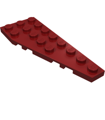 LEGO - Wig, plaat 8 x 3 vijfhoekig rechts - Dark Red | N - Thumbnail