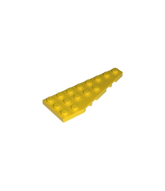 LEGO - Wig, plaat 8 x 3 vijfhoekig rechts - Yellow | N