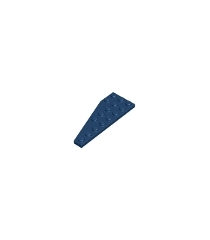 LEGO - Wig, plaat 8 x 3 vijfhoekig rechts - Dark Blue | N - Thumbnail