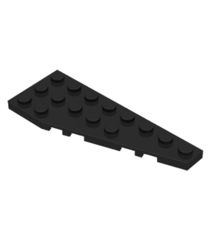 LEGO - Wig, plaat 8 x 3 vijfhoekig rechts - Black | N - Thumbnail
