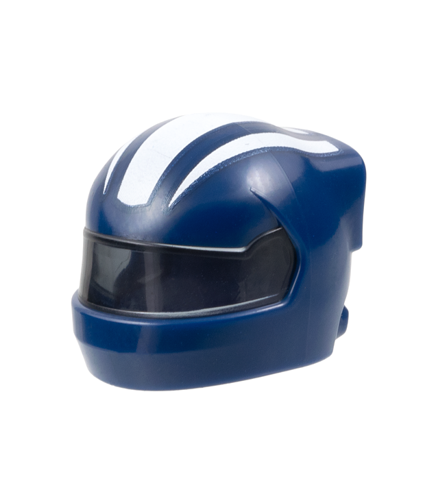  - Minifiguurwapen zwaard met parelgouden gevest en vlammende drakenkop (Reveal Blade) - Dark Blue | N