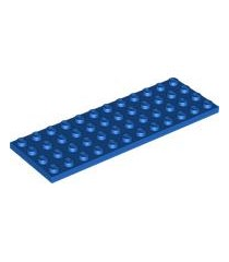LEGO - Plaat 4 x 12 - Blue | N - Thumbnail