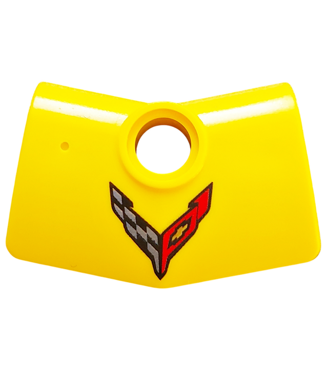  - Tegel, gemodificeerd 2 x 3 vijfhoekig met HP-portret – Damara Dodderidge patroon - Yellow | N
