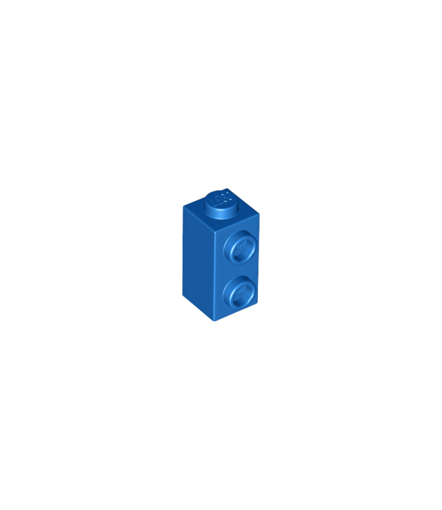 LEGO - Steen, gemodificeerd 1 x 1 x 1 2/3 met noppen aan zijkant - Blue | N