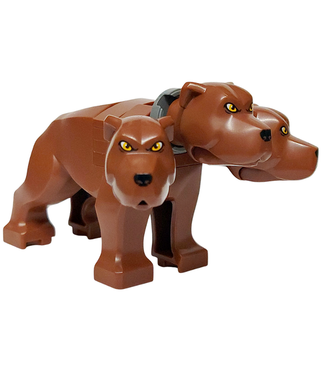  - Hond, Harry Potter, driehoofdig, neutraal (Pluisje) – opgebouwd uit stenen - (Not Applicable) | N