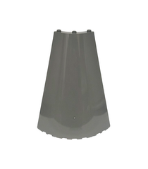  - Kegelkwart 8 x 8 x 12 - Dark Bluish Gray | N - Thumbnail