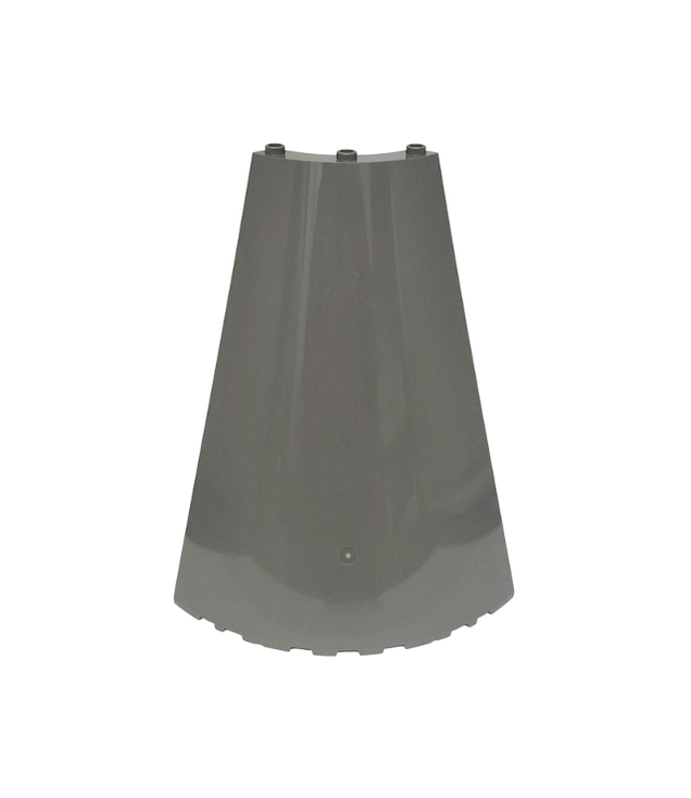  - Kegelkwart 8 x 8 x 12 - Dark Bluish Gray | N