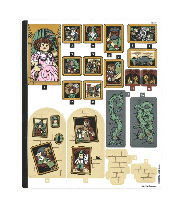  - Stickervel voor set 76454, vel 1 – (10112734/6540669) - (Not Applicable) | N