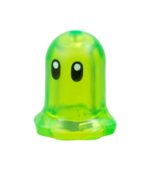 - Plantbloem klokvormig met klein pen-gat en zwarte ogen­patroon (Z-Blob) - Trans-Bright Green | N - Thumbnail