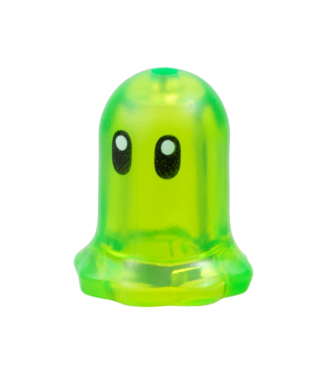  - Plantbloem klokvormig met klein pen-gat en zwarte ogen­patroon (Z-Blob) - Trans-Bright Green | N