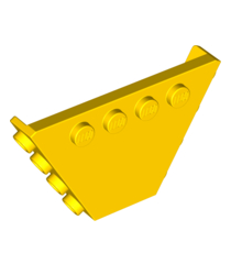 LEGO - Voertuig, kiepbak achterkant vlak zonder pinnen - Yellow | N - Thumbnail