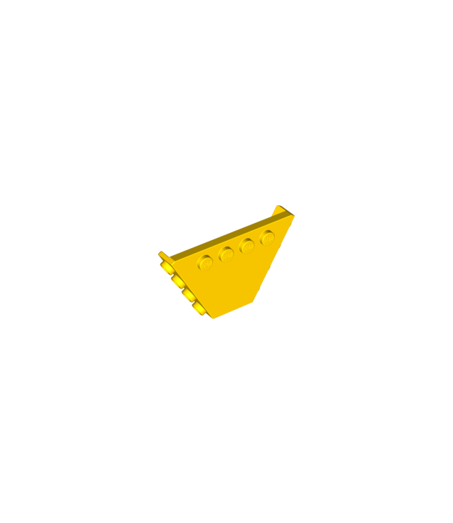 LEGO - Voertuig, kiepbak achterkant vlak zonder pinnen - Yellow | N