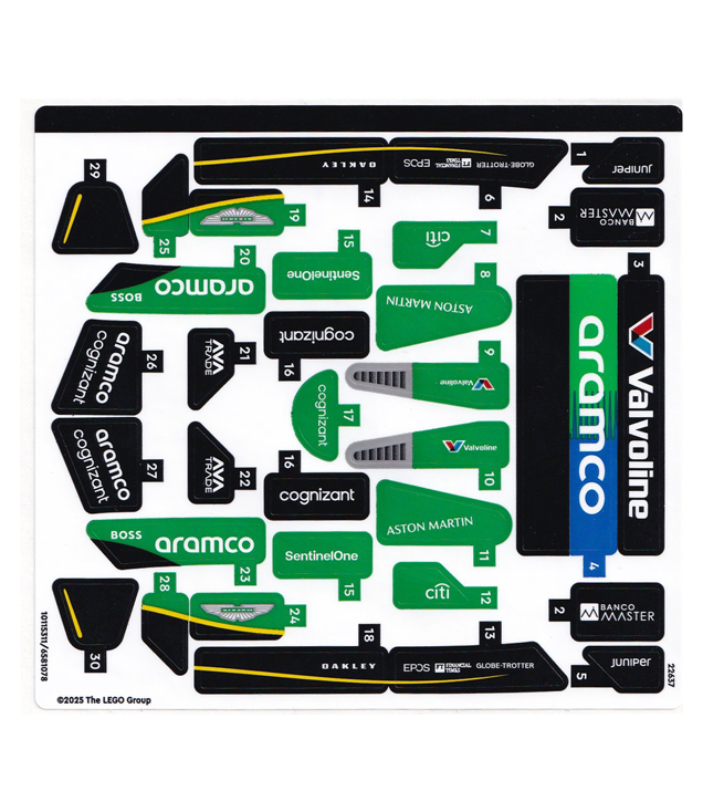  - Stickervel voor set 77245 – internationale versie – (10115311/6581078) - (Not Applicable) | N