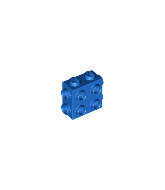 LEGO - Steen, gemodificeerd 1 x 2 x 1 2/3 met noppen aan zijkanten en uiteinden - Blue | N