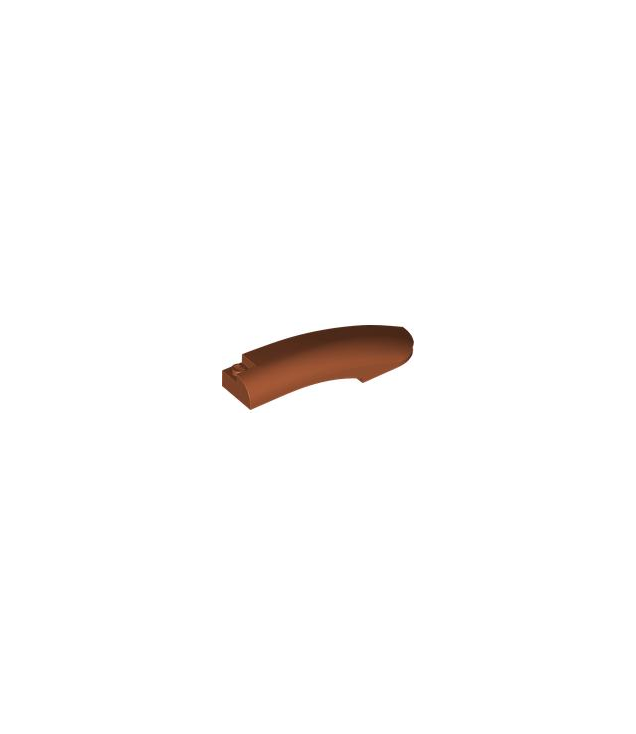 LEGO - Wig 10 x 2 x 2 rechts - Dark Orange | N
