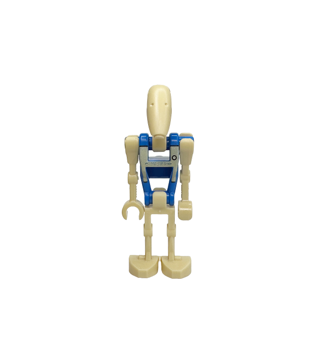 - Battle Droid piloot – blauwe torso met beige insigne en borstembleem, gebogen arm en rechte arm - (Not Applicable) | N