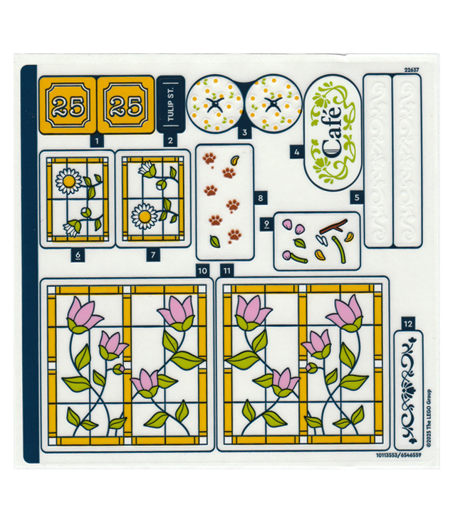  - Stickervel voor set 42671 – (10113553/6546559) - (Not Applicable) | N
