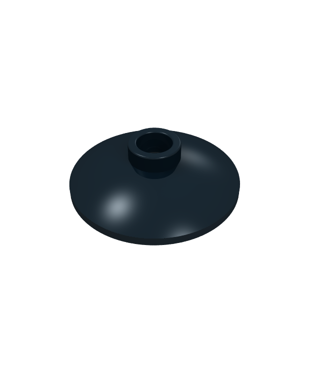 LEGO - Schotel 2 x 2 omgekeerd (radar) - Black | N
