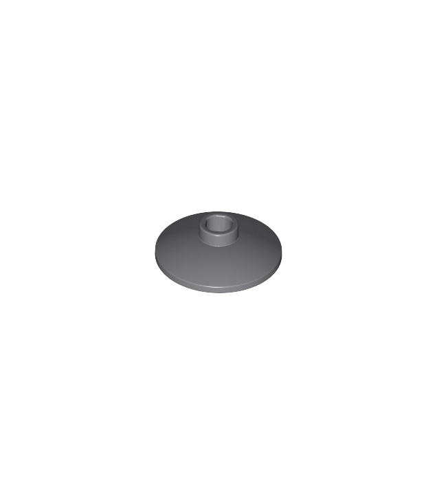 LEGO - Schotel 2 x 2 omgekeerd (radar) - Dark Bluish Gray | N