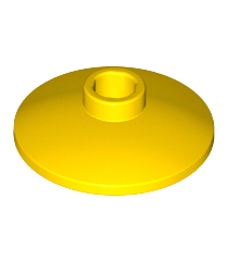 LEGO - Schotel 2 x 2 omgekeerd (radar) - Yellow | N - Thumbnail